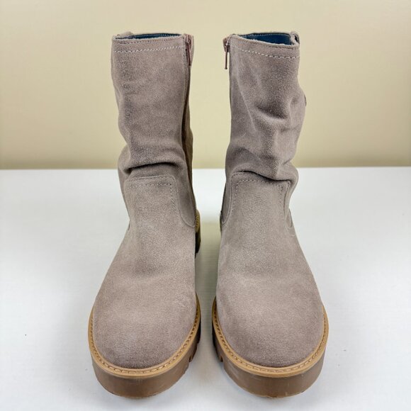 Like New White Moutain Suede Glean Lug Sole Mid Calf Boots - Picture 4 of 11